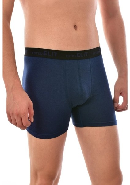 Erkek Likralı Elastan Boxer Lacivert 3lü fiyatları
