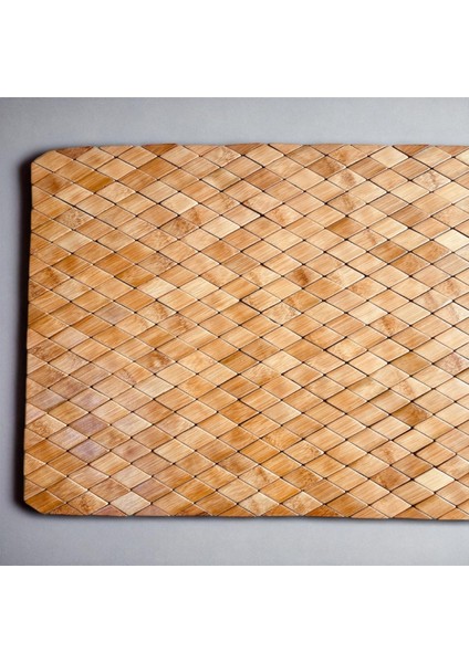 Bambu Kaydırmaz Lüx Banyo Paspası 73X46 cm Kahverengi modelleri