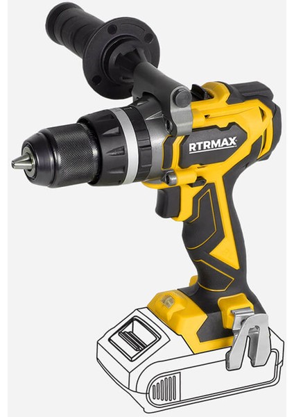 Kömürsüz Akülü Darbeli Matkap 70 Nm(Aküsüz) X-Lion