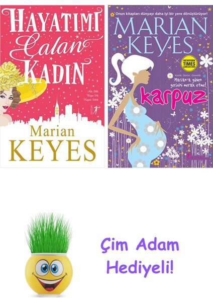 Marian Keyes 2 Kitap Seti + Çim Adam Hediye