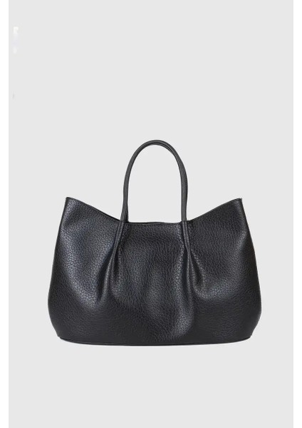 Kadın Omuz ve El Çantası Cüzdan Detaylı Siyah modelleri