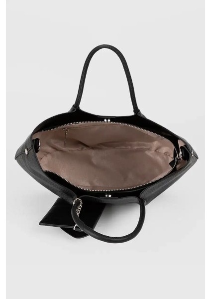 Kadın Omuz ve El Çantası Cüzdan Detaylı Siyah indirimleri