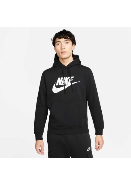 Nsw Club Fleece Graphic Pullover Kapişonlu Hoodie BV2973-010