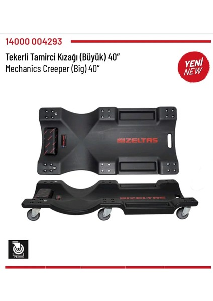 Tekerlekli Tamirci Kızağı Büyük (40')