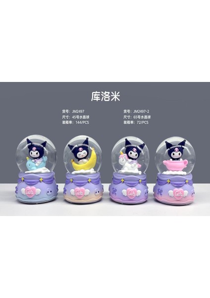 Işıklı Küçük Boy Kar Küresi 12 Adet M11