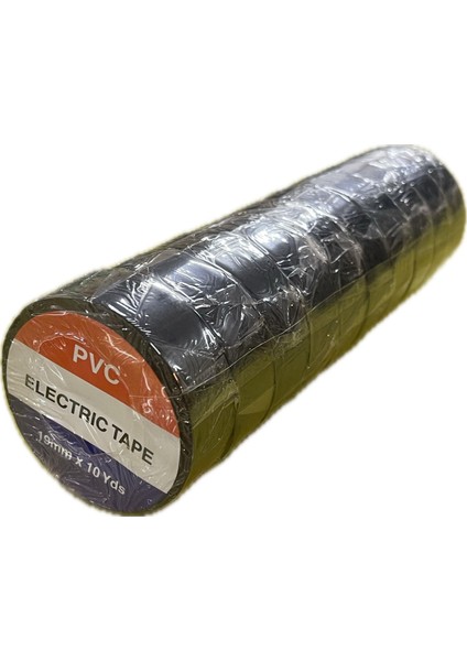 Elektrik Izole Bant Bant Elektrikçi Bantı 19MMX10YRD 1 Paket (10ADET)