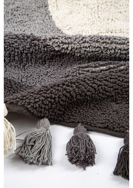 %100 Pamuk Siyah Banyo Paspası 100X100, Şık ve Yumuşak Dokusu ile Rahatlık Sağlar indirimleri