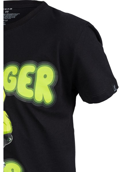 Aja Çocuk Baskılı T-Shirt Siyah 214 indirimleri