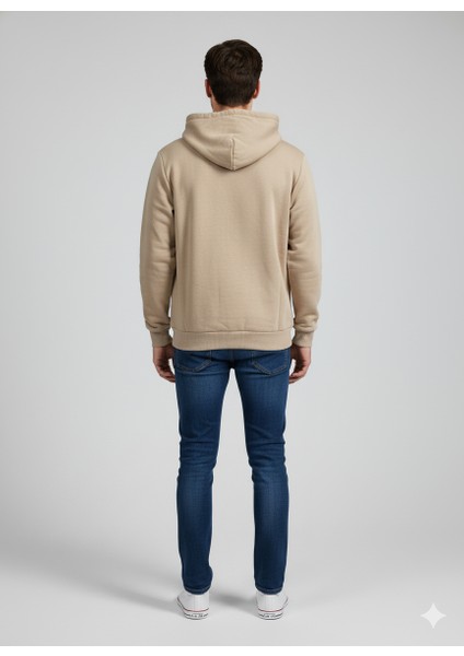 Unisex Içi Polarlı Kapüşonlu Sweatshirt indirimleri