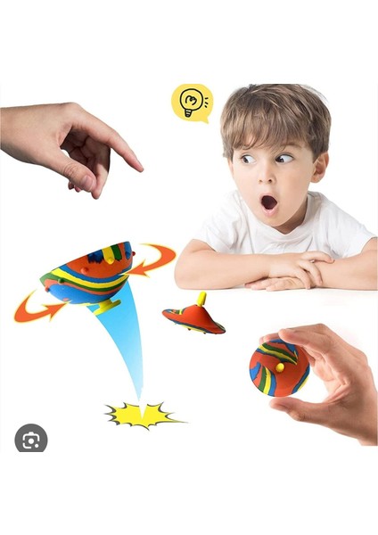 Renkli Zıplayan Hiphop Oyuncak Eğlenceli Pop-Up Zıplayan Top