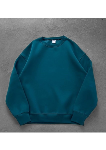 Oversıze Şardonlu Sweat - Kaliteli Sweatshırt Şardonlu Pamuklu indirimleri