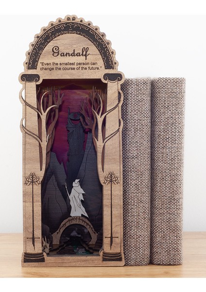 The Lord Of The Rings Yüzüklerin Efendisi Gandalf Book Nook Kitap Köşesi Işıklı Kitap Tutucu 14 Şubat fırsatları
