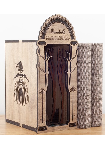 The Lord Of The Rings Yüzüklerin Efendisi Gandalf Book Nook Kitap Köşesi Işıklı Kitap Tutucu 14 Şubat