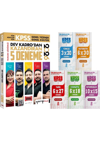2026 Kpss Dev Kadrodan Kazandıran 5 Deneme - 5 Ders 31 Deneme