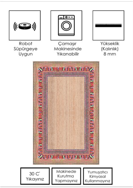 Yüksek Kaliteli Dijital Baskılı Çok Renkli Yolluk, Salon, Mutfak, Ofis Için