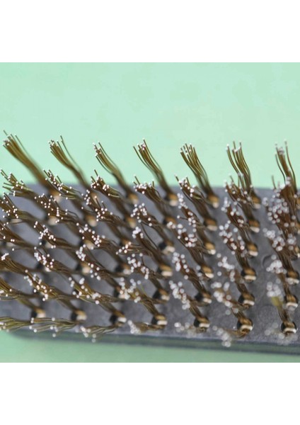 Metal Tel Fırça Plastik Saplı Pas Kir Sökme Temizleme Fırçası (4887) fırsatları