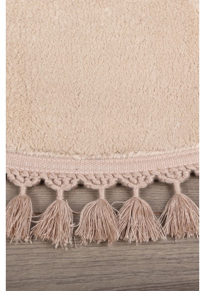 Kahverengi, Oval, Leke Tutmaz, Yıkanabilir, Kaymaz, Ponpon, Saçak, Püsküllü, Peluş Halı fiyatları