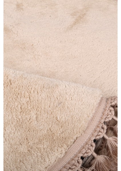 Kahverengi, Oval, Leke Tutmaz, Yıkanabilir, Kaymaz, Ponpon, Saçak, Püsküllü, Peluş Halı fırsatları