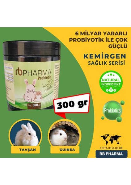 Kemirgen Probiyotiği Güçlü Içerik 300 gr Büyükambalaj fırsatları