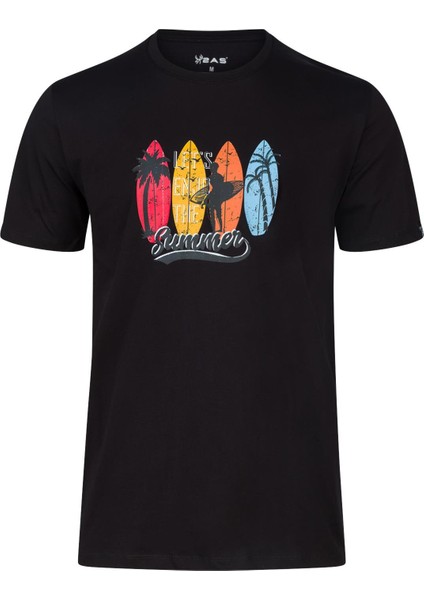 Alex Baskılı Erkek Sıfır Yaka T-Shirt fırsatları