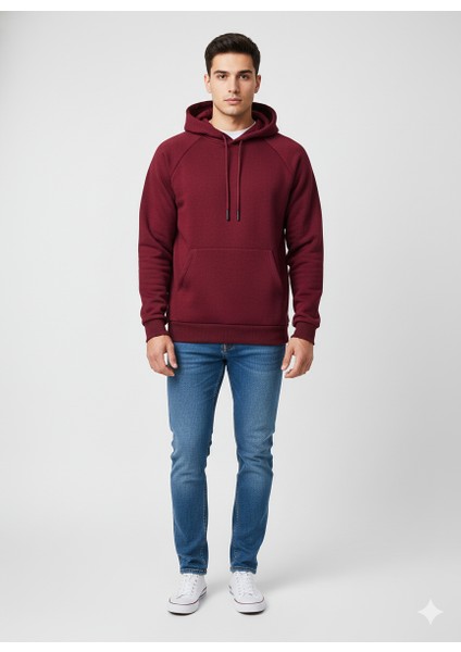 Unisex Içi Polarlı Kapüşonlu Sweatshirt fiyatları