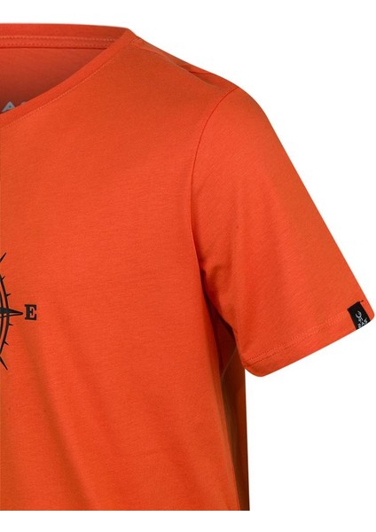 Alex Baskılı Erkek Sıfır Yaka T-Shirt