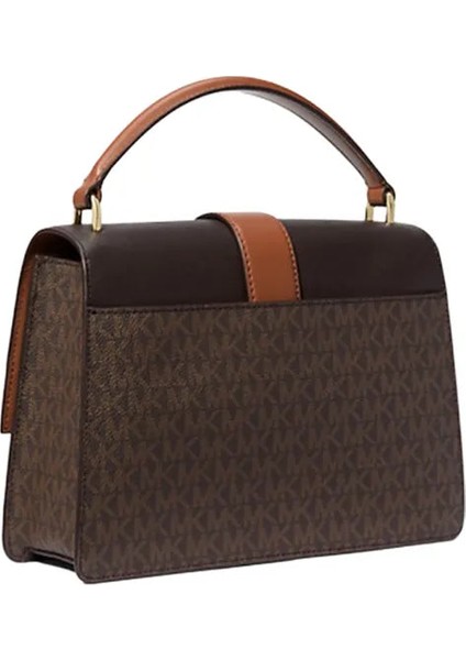 Michael Kors Greenwich Medium Signature Logo Satchel modelleri