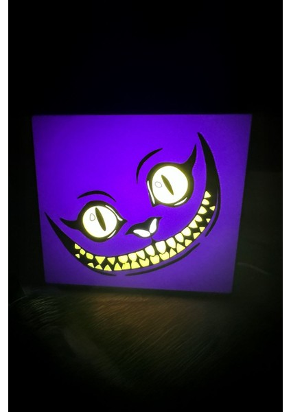Cheshire Cat Tasarımlı Gece Lambası Dekoratif Aydınlatma