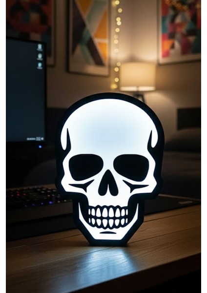 Iskelet Kafatası Tasarımlı Dekoratif Aydınlatma fiyatları