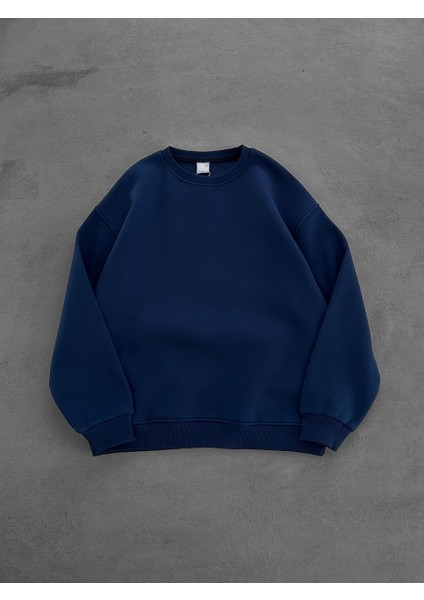 Oversıze Şardonlu Sweat - Kaliteli Sweatshırt Şardonlu Pamuklu fırsatları