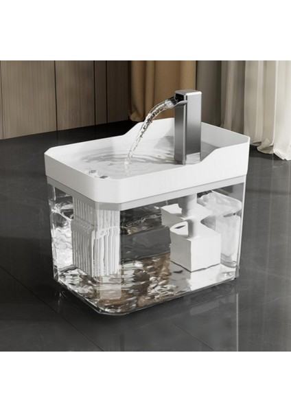 Kediler ve Köpekler Için USB Sirkülasyonlu Indüksiyon Su Çeşmesi