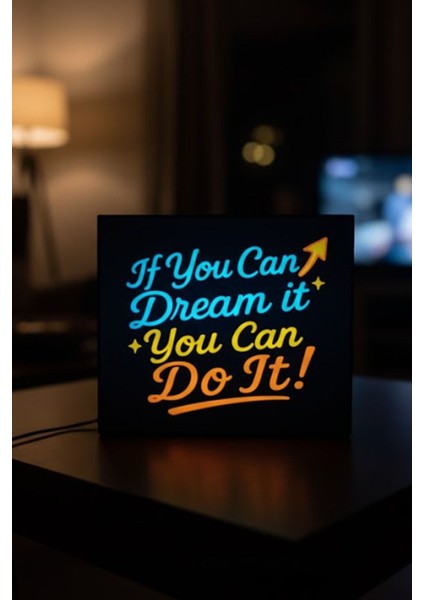 Motivasyon Tasarımlı Dekoratif Aydınlatma Gece Lambası fiyatları