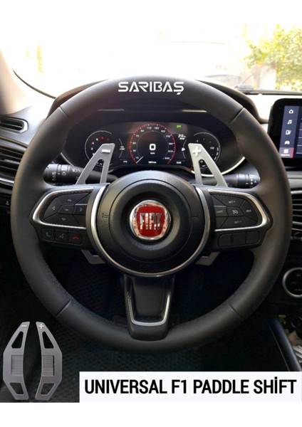 Universal Direksiyon F1 Kulakçık Paddle Shift - Gümüş