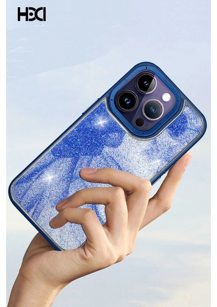 iPhone 14 Pro HBC-201 Salvador Simli Kapak - Lacivert modelleri