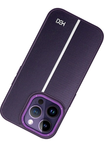 iPhone 13 Pro Kılıf HBC-155 Lizbon Kapak - Derin Mor modelleri