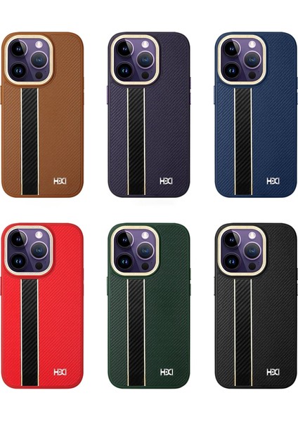 iPhone 15 Pro Kılıf HBC-163 Times Kapak - Koyu Yeşil fırsatları