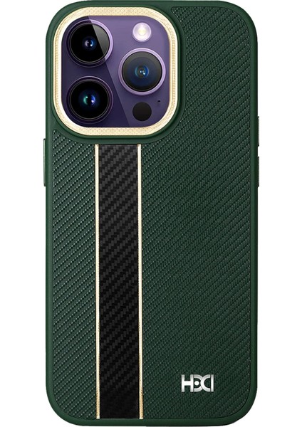 iPhone 15 Pro Kılıf HBC-163 Times Kapak - Koyu Yeşil indirimleri