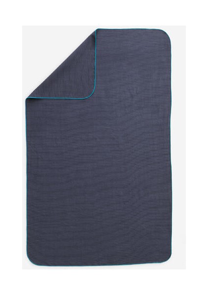 Fitilli Mikrofiber Havlu - L - Lacivert - 80 x 130 cm