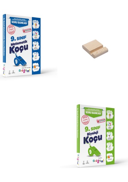 Origami 9. Sınıf Matematik ve Biyoloji Soru Bankası + Telefon Standı