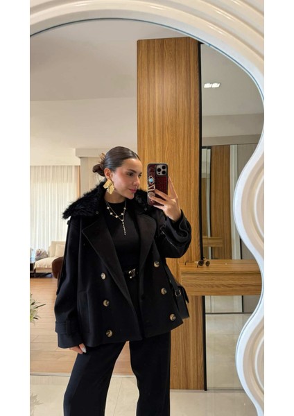 Kaşe Mont-Ceket Yakası Kürklü fiyatları