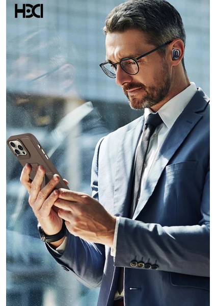 iPhone 15 Pro HBC-248 Lima Standlı Kapak - Titan Gri fırsatları