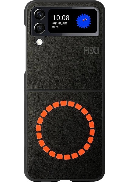 Samsung Galaxy Z Flip 4 Kılıf HBC-156 Forum Magneticsafe Kapak - Siyah