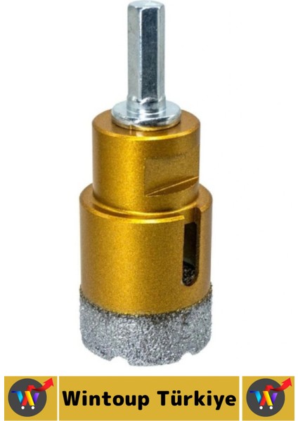 Ev Atölye Inşaat Yüksek Sert Hızlı Delme Seramik Fayans Doğal Taş Mermer Granit Delme Aparatı 33 mm modelleri