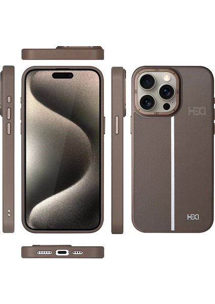 iPhone 15 Pro Max Kılıf HBC-155 Lizbon Kapak - Gri fiyatları