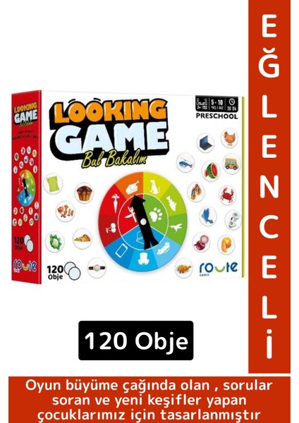 Eğlenceli Büyüme Çağı Keşif Dikkat Beceri Gelişimi Eğitici Okul Aile Arkadaş Çocuk Oyun Bul Bakalım