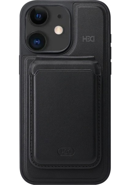 iPhone 11 HBC-247 Atina Kartvizitli Kapak - Siyah