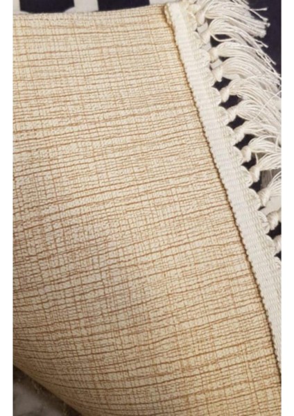 Dijital Baskılı Kaymaz Taban Deri Taban 3'lü Banyo Paspas Takımı Kahverengi modelleri