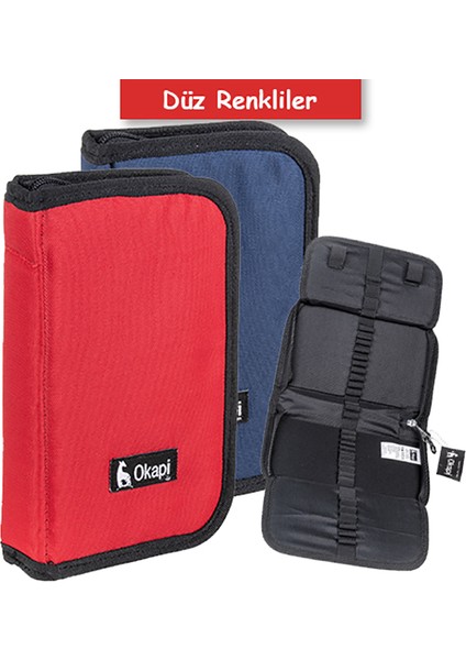OKP-123R Kalem Çantası Düz Renk