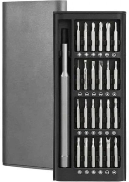 25 Parça 24 Farklı Uçlu Mıknatıslı 25 In 1 Tornavida Seti (4887)