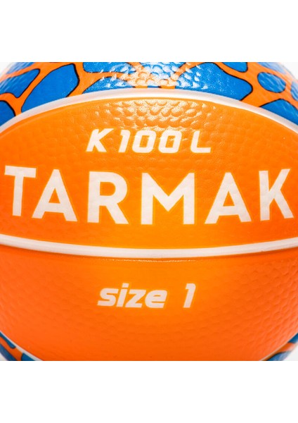 Mini Sünger Basketbol Topu - 1 Numara - Turuncu / Mavi - K100 modelleri
